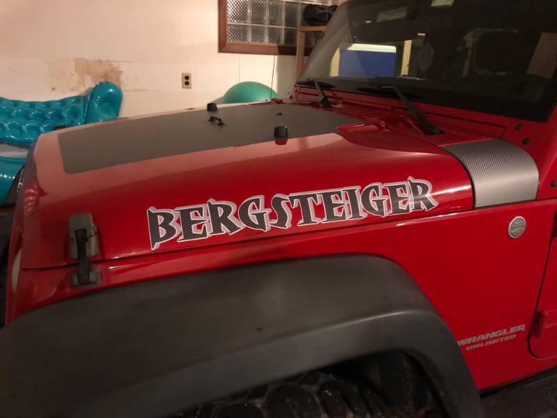 Carbon Fiber Vinyl Lettering